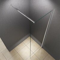 Glaswerk Westfalen- LiLy 40x200cm  Duschwand  Klarglas