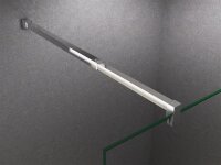 Glaswerk Westfalen - LiLy 100x200cm Walk-in Shower, Satin Finish, Center
