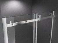 Glaswerk Westfalen - Doccia a nicchia Viktoria 110x195 cm con porta scorrevole - Argento