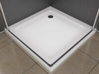 Glaswerk Westfalen - Mampara de ducha esquinera Sofia de 100x90x195 cm con plato