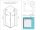 Glaswerk Westfalen - Isabella 80x80x195 cm corner shower enclosure incl. Tray