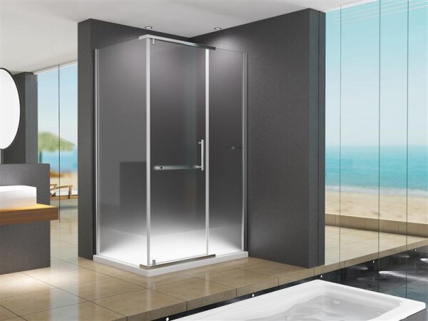 Glaswerk Westfalen- Clara 120x90x195cm Eckdusche  Satiniert DT