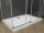 Glaswerk Westfalen - Ida 120x80x195 cm U-Shaped Shower Enclosure, Sliding System, incl. Tray