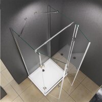 Glaswerk Westfalen - Emma 75x90x75 cm U-shaped shower...