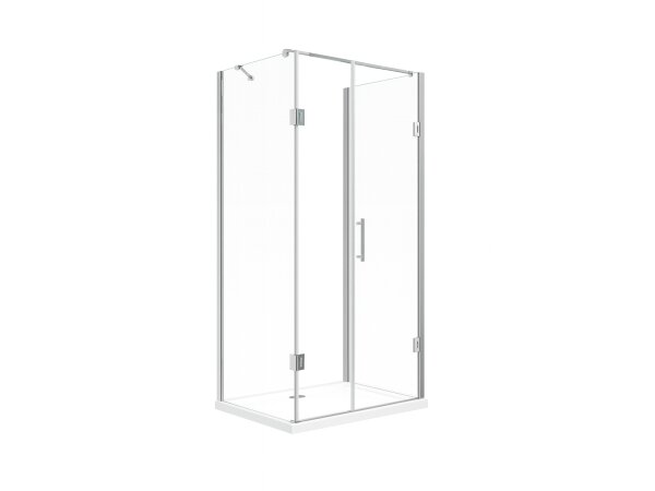 Glaswerk Westfalen- Emma 80x120x80cm U Duschkabine+DT + S