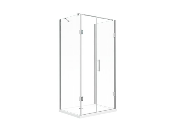 Glaswerk Westfalen - Emma 80x120x80x195 cm U Duschkabine+TS