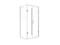 Glaswerk Westfalen - Emma 80x120x80 cm U-shaped shower...