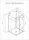 Glaswerk Westfalen - Boxdoccia a U Emma 100x100x100 cm, incl. piatto doccia e sifone