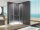 Glaswerk Westfalen - Paroi de douche dangle Clara 120x90x195 cm, finition satinée, receveur et siphon