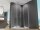 Glaswerk Westfalen - Paroi de douche dangle Clara 120x90x195 cm, finition satinée, receveur et siphon