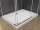 Glaswerk Westfalen - Paroi de douche dangle Clara 120x90x195 cm, finition satinée, receveur et siphon