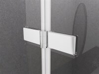 Glaswerk Westfalen - Boxdoccia angolare Caroline 80x80x180 cm con piatto doccia/sifone