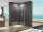 Glaswerk Westfalen - Puerta de ducha de cristal transparente LiLy 80x200 cm
