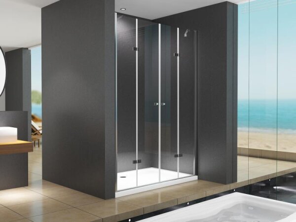 Glaswerk Westfalen - Josefine 155x195 cm douchedeur, helder glas