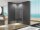 Glaswerk Westfalen - LiLy 119x200 cm  Duschwand -  Satiniert Mitte 10mm