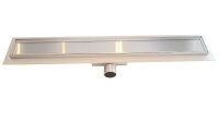 Glaswerk Westfalen - 100cm Edelstahl Flach Duschrinne...