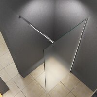 Glaswerk Westfalen - LiLy 90x200 cm  Duschwand Satiniert
