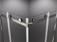 Glaswerk Westfalen -Lina 90x90x195cm Eck Duschkabine Schiebesystem DT+S