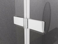 Glaswerk Westfalen- Cornelia 100x80x195cm Eck Duschkabine Klarglas