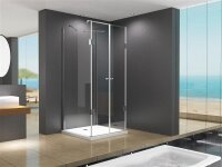 Glaswerk Westfalen - Emma 100x100x100 cm U-Shaped Shower...