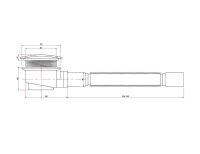Glaswerk Westfalen - Nora 80x100x80x195 cm U Duschkabine klar+Tasse