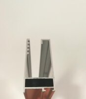 Glaswerk Westfalen - 2000x21x47mm U Profil Aluminiumprofil