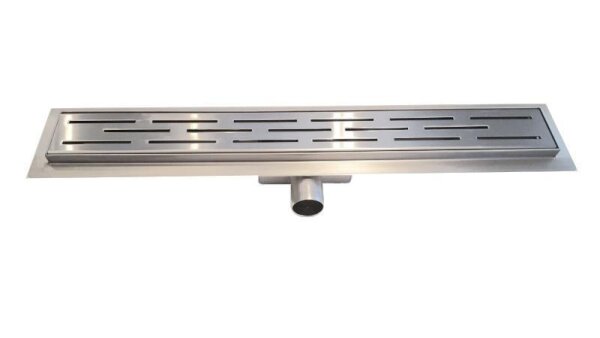 Glaswerk Westfalen - 90 cm Edelstahl Duschrinne 3xSchlitz