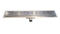 Glaswerk Westfalen - 100 cm Edelstahl Duschrinne 3xSchlitz