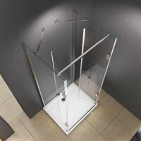 Glaswerk Westfalen - Emma 75x90x75x180 cm U Duschkabine+TS