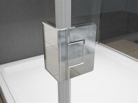 Glaswerk Westfalen - Emma 80x80x80x180 cm U-shaped shower enclosure