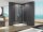 Glaswerk Westfalen - Ela 100x90x195 cm hoekdouchecabine met schuifdeur incl. douchebak