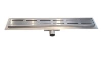 Glaswerk Westfalen - Edelstahl Duschrinne+Schlitz  90 cm