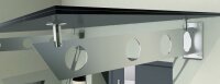 Glaswerk Westfalen- 1xS-Halter für Vordach - Edelstahl