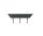 Glaswerk Westfalen - (3LB) 200x90 cm, Auvent en verre gris, support incl.
