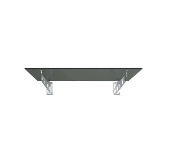 Glaswerk Westfalen - (S) 120x90 cm Grey Glass Roof incl. support