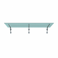 Glaswerk Westfalen - (3LB) 200x90 cm Milchglas...