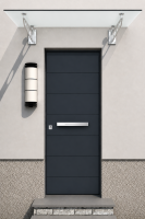 Glaswerk Westfalen - (S) 120x90 cm Milchglas Glasvordach...
