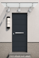 Glaswerk Westfalen - (3S) 200x90 cm Milchglas Glasvordach...