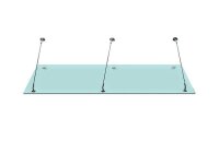 Glaswerk Westfalen - (3STR) 230x90 cm matglas glazen...