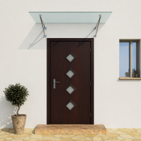 Glaswerk Westfalen - (V) 120x90 cm Milchglas Glasvordach...