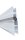 Glaswerk Westfalen - [Tipo MD-B] Guarnizione magnetica - 180°/90° - per spessore vetro 8 mm (185 cm)