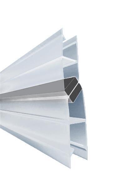 Glaswerk Westfalen - [Typ-MD-B] Magnetdichtung  - 180°/90° - für 8 mm Glasstärke (190cm)