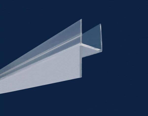 Glaswerk Westfalen-  [Typ-U-Up] Türdichtung  - für 6-8 mm (100cm)