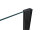 Glaswerk Westfalen - LiLy 100x200 cm Walk-in Shower, Clear Glass, Black