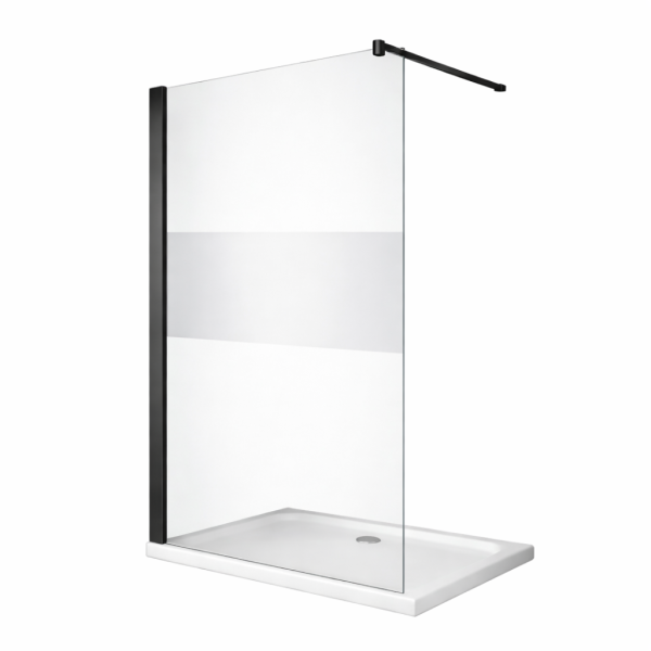 Glaswerk Westfalen - LiLy 140x200 cm  Duschwand  Satiniert Mitte SW
