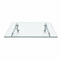 Glaswerk Westfalen - (LB) 160x90 cm klar Glasvordach inkl. Halter