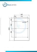 Glaswerk Westfalen- (3STR)200x90cm klar Glasvordach+Halter