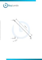 Glaswerk Westfalen - (STB) Marquesina de vidrio transparente de 160x90 cm con soporte