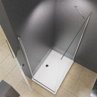 Glaswerk Westfalen - Cornelia 100x90x195 cm corner shower enclosure, incl. Tray