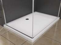 Glaswerk Westfalen - Cornelia 100x80x195 cm Corner Shower Enclosure Includes Tray/siphon